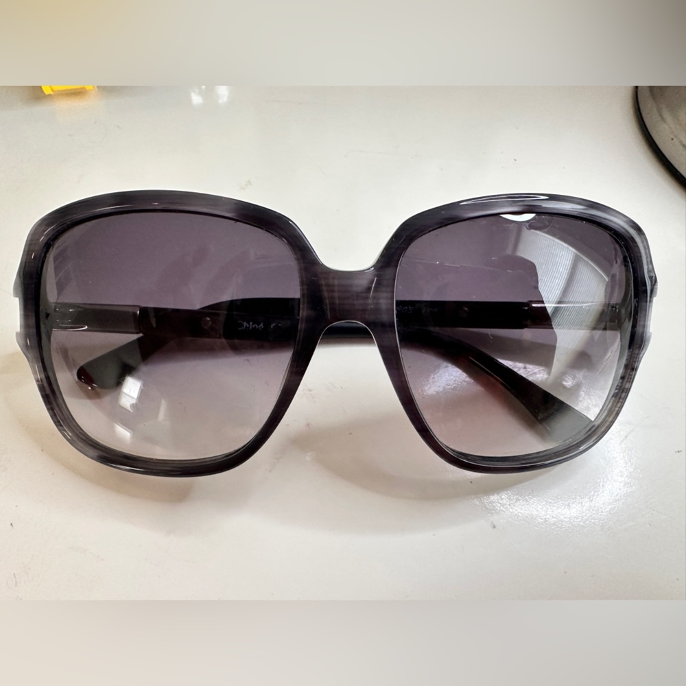 Chloe Black Oversized Sunglasses